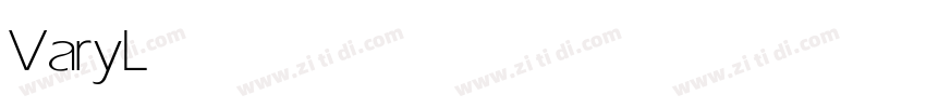 Vary Light字体转换